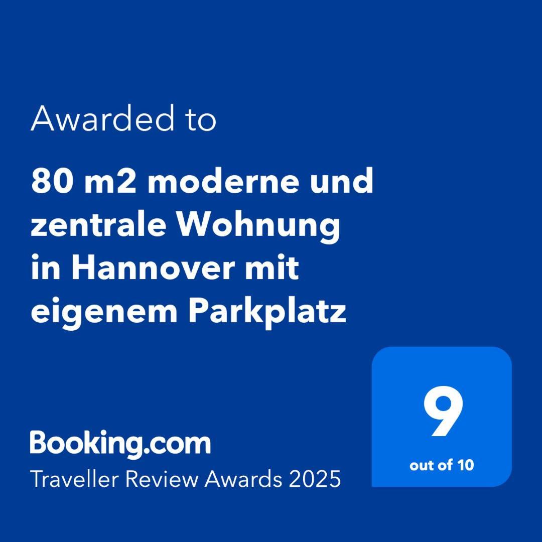 80 M2 Moderne Und Zentrale Wohnung In Hannover Mit Eigenem Parkplatz Екстер'єр фото